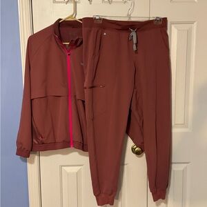 Figs scrub set jacket and joggers